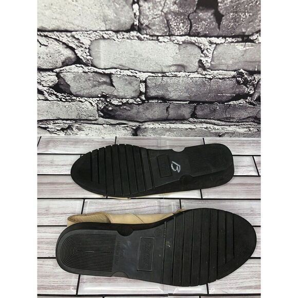 ZANTE Beige Tan Nubuck Leather Casual Wedge Strap Sandals Women Sz 39EU/8.5M US - Picture 7 of 16